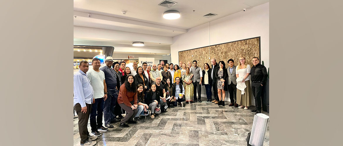  Embassy held a screening of the movie 'RRR' whose ‘Naatu Naatu’ song is an Oscars 2023 nominee and has won the Golden Globes 2023 award.
