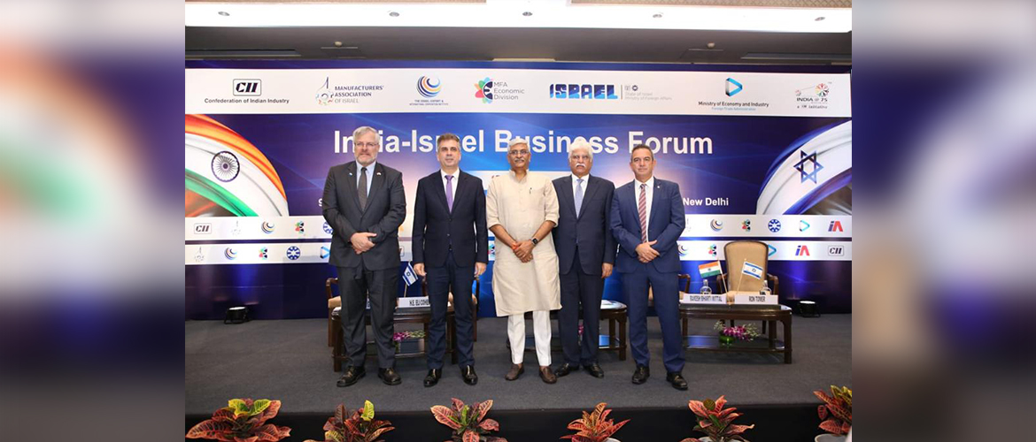 India's Minister of Jal Shakti Shri Gajendra Singh Shekhawat addressed the CII India-Israel Business Forum