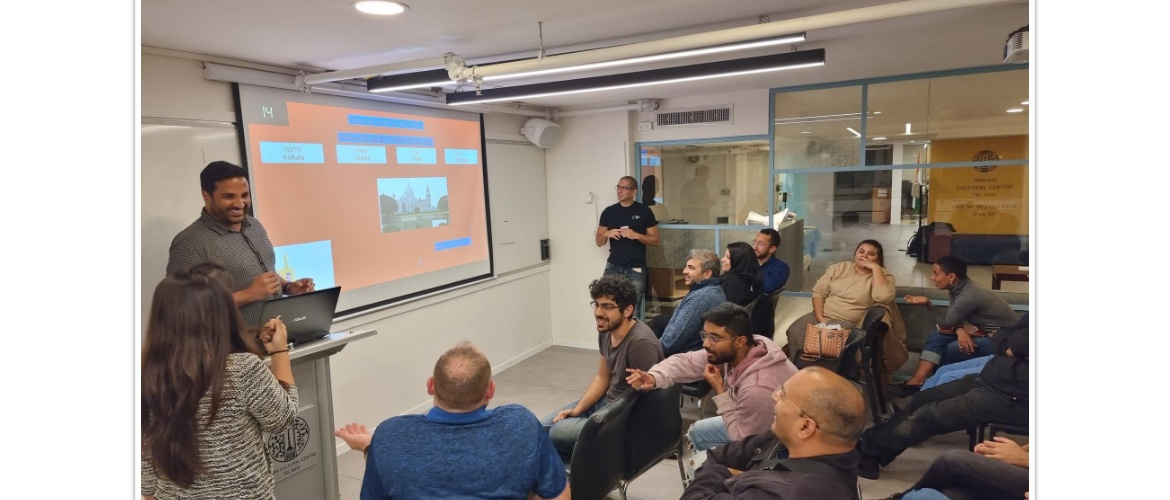  Trivia Quiz event organized at ICC Tel Aviv by the members of the young Indian Jewish community on the occasion of Hanukkah.