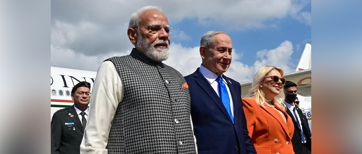 Hon’ble Prime Minister Shri Narendra Modi arrived on a two days State visit to Israel