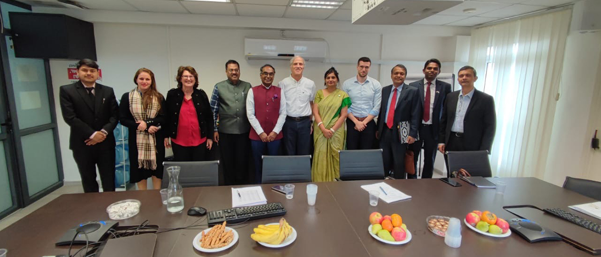  Secretary, DST India along with the Indian delegation meet with Prof. Avraham Domb, Chief Scientist & Mr. Tom Dan, DDG Ministry of S&T, Israel. 