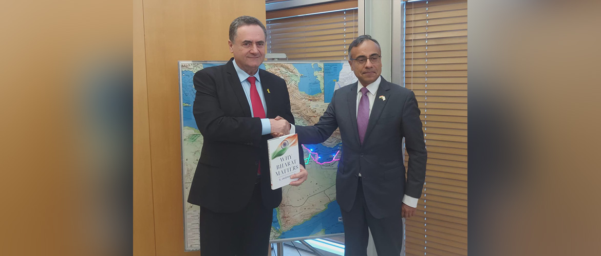  Ambassador Sanjeev Singla called on Minister of Foreign Affairs of Israel H.E. Mr. Israel Katz