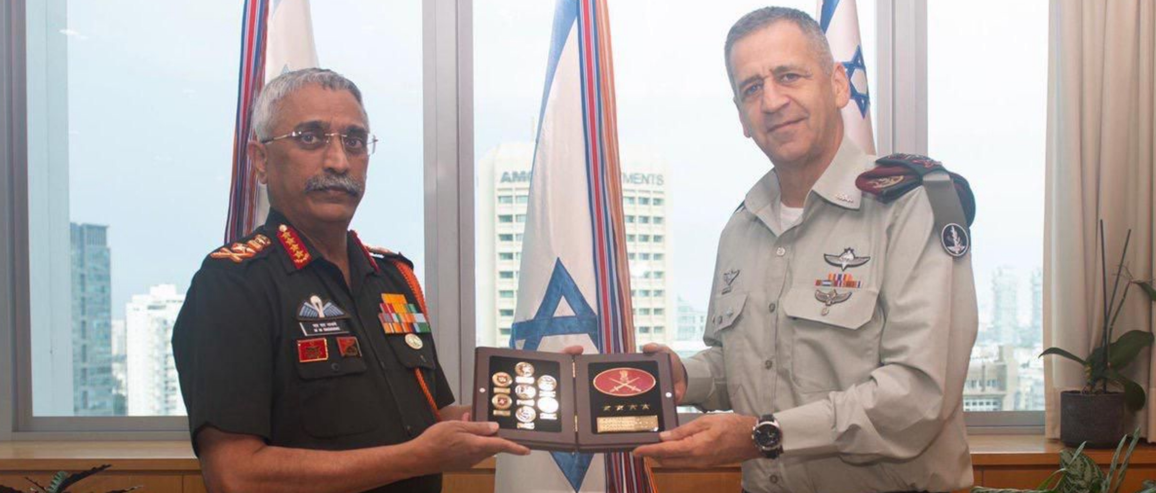  Chief of Army Staff General MM Naravane visited Israel on November 15-19.
