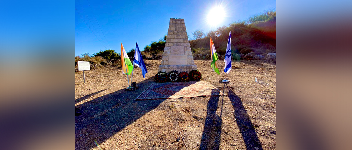  Embassy organized a remembrance ceremony at Junction Station Cemetery, a site in Nahal Sorek that honors Indian soldiers who died during WWI in this sector.
